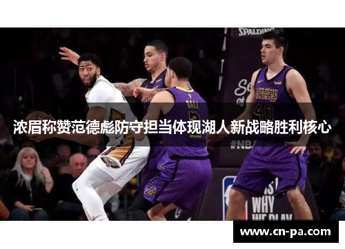 浓眉称赞范德彪防守担当体现湖人新战略胜利核心