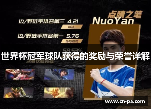 世界杯冠军球队获得的奖励与荣誉详解